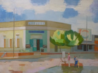 Sala Harry Recanati - Aquiles Badi - Argentina - oleo sobre tela - 50 x 70 cms